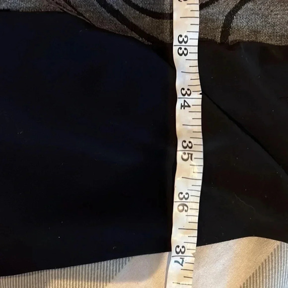 Frank Lyman design gray geometric pattern cowl neck sweater  midi dress size 6 - Picture 5 of 10